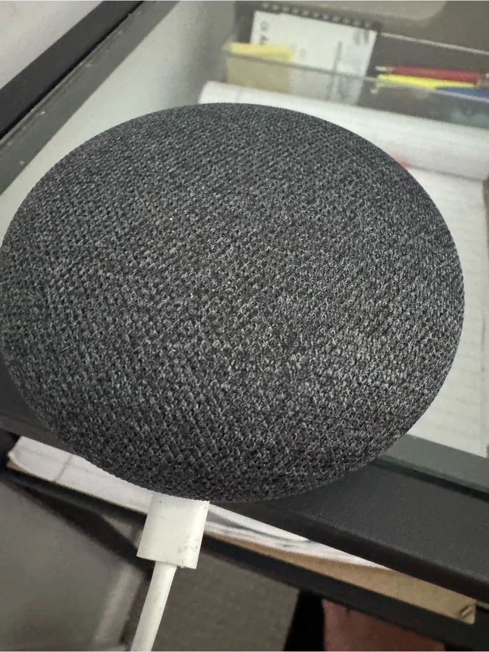 Google Home Mini Smart Voice Speaker - Charcoal Gray